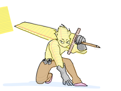 paper swordsman